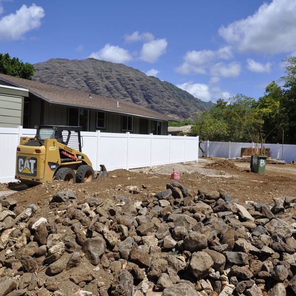 Hawaii construction with CAT equipment