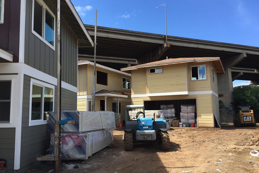 Hawaii multifamily construction site