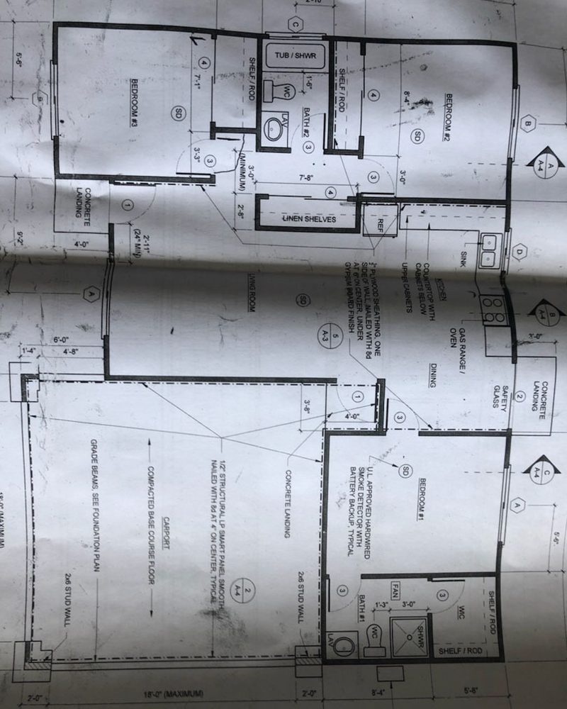 Hawaii construction blueprints and planning